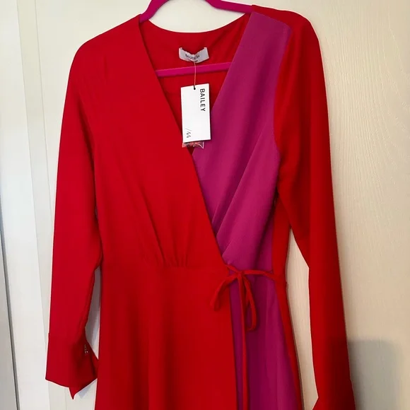bailey 44 red dress Bailey 44 Red DANGO Bodycon Sheath Dress Women's M Stretch, $228